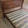 Solid Double sleigh bed with matching lockers (Mattress not included) Image 9