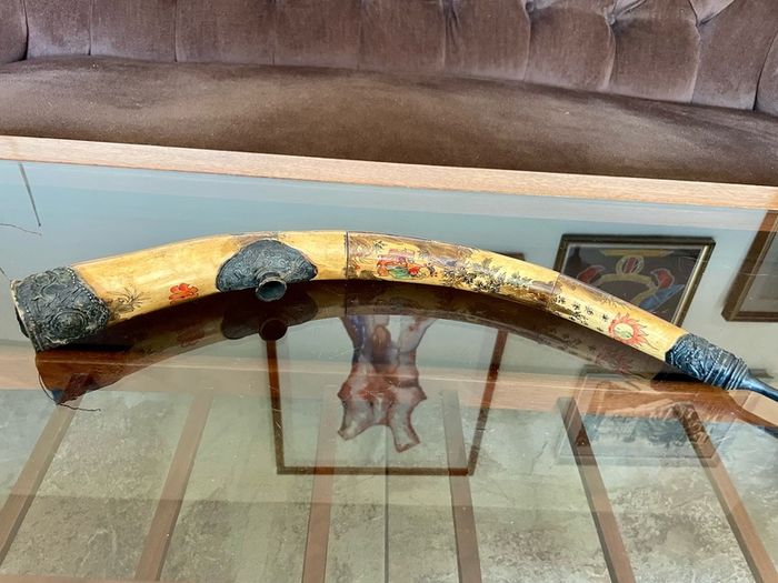 Repro China Ming Guo period 1920s Bone Opium Pipe