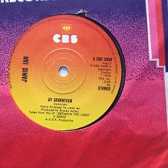 Vinyl record, 7in single, Janis Ian, - At Seventeen