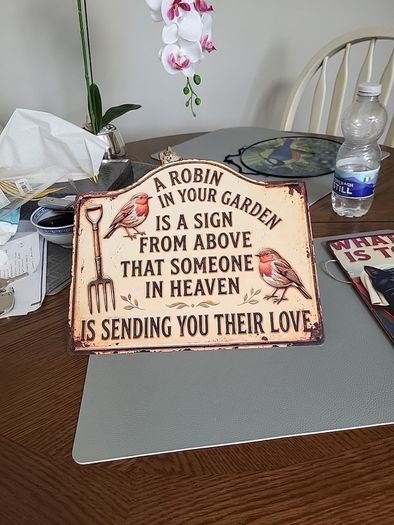 Metal sign