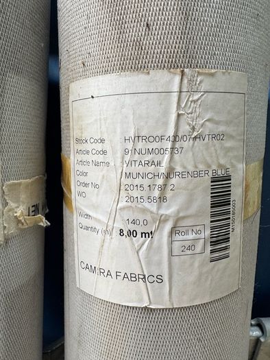Camira Vita Transport Grade Vinyl Upholstery Fabric - 8m Roll