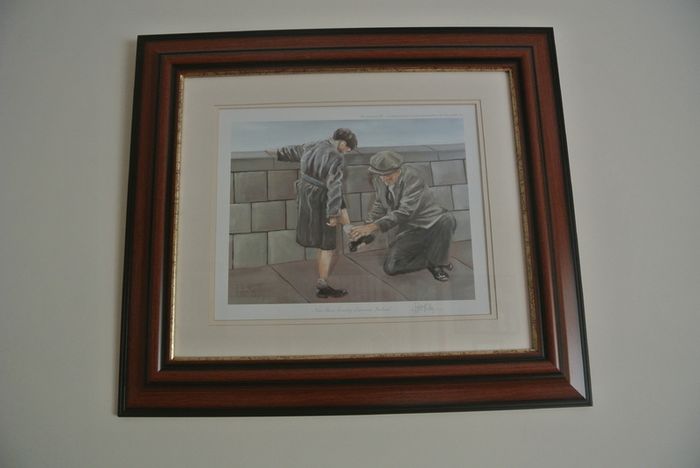 Large Framed Limited Edition Print - Called 'New Shoes, County Limerick, Ireland' By Eric Mccully