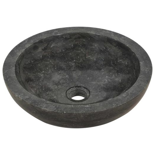 Sink 40x12 cm Marble Black