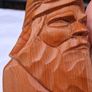 Vintage Japanese Ainu Wooden Figure Image 10