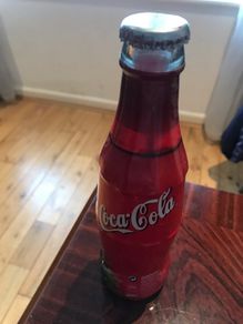 Limited edition coke bottle Christmas edition late 90s