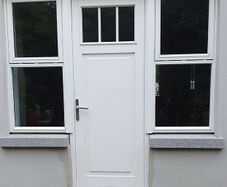 Attractive timber door