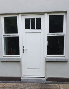 Attractive timber door