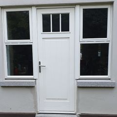 Attractive timber door