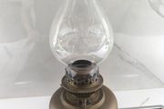 Brass antique oil lamp