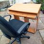 Computer desk and Office Chair Image 2