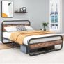 King Bed Frame with Headboard Image 5
