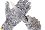 Anti Cut Proof Gloves GMG Grey Black HPPE EN388 ANSI Anti-cut Level 5 Safety Work Gloves Cut Resistant Gloves