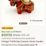 Ceramic Thun Bolzano Italy - Vintage Horse Candle Image 6