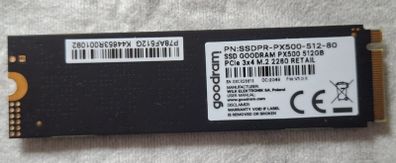 Goodram-px500 Ssd Gen3 512gb M.2 2280 Pcie Nvme Storage