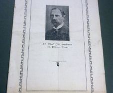 Pamphlet for creating a fund to make a presentation to Dr. Douglas Hyde An Craoibhin Aoibhinn