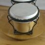 Street life Music Bongo Drum Set Tunable Wood Percussion 6" & 7" Natural Hide Image 4