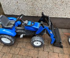 Ride on Tractor and trailer pedal kids toy