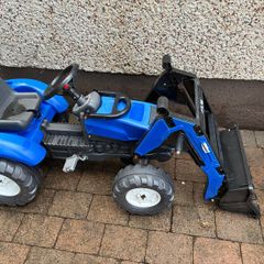 Ride on Tractor and trailer pedal kids toy