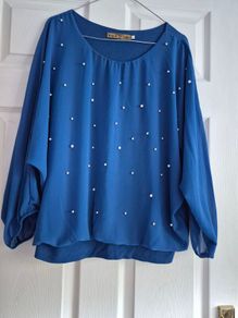 Blue summer top