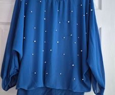 Blue summer top