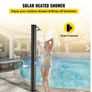 35l Outdoor Shower Column Villa Swimming Pool Bathing Beach Floor Black Image 2
