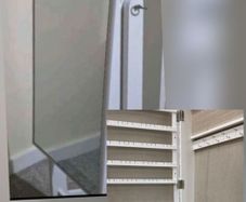 Lockable Jewellery Storage Mirror Armoire Freestan