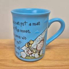 Funny Angels at Heart Stoneware Mug