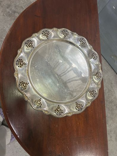 Silver plated tray