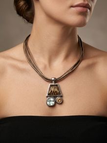 Miglio Tri Swarovski Pendant Set
