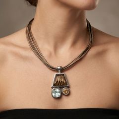 Miglio Tri Swarovski Pendant Set
