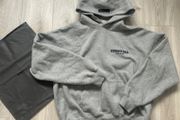 Essentials fear of god grey hoodie