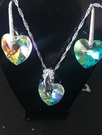 Pendant and Earrings