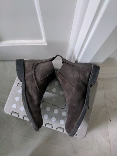 Fouganza kids swede riding boots