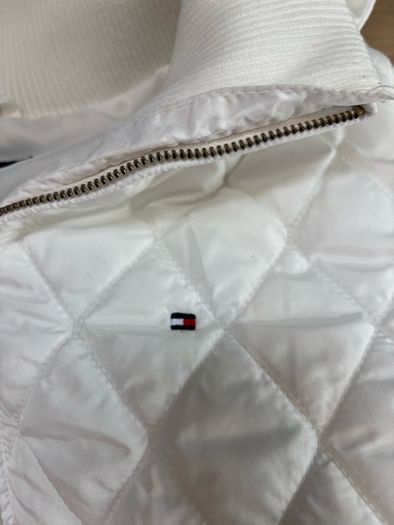Tommy Hilfiger White Bomber Jacket