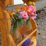 Rustic floating / stand flower vases / display Image 6