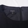 Hobbs Black Sleeveless Waist Pleated Tailored 100% Wool Sheath Dress 10UK/38EU Image 4