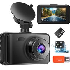 Dash Cam Front and Rear with 32GB SD Card 1080P FHD Dashcam for Car Dual Dashboard Camera with Night Vision,Loop Recording,G-sensor,Park Mode (FREE POSTAGE)