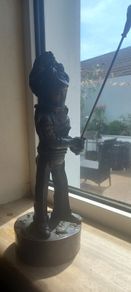 Golfer Caricature Bronze Sculpture by Irish Sculptor Stephen Dee