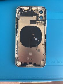 iPhone 11 Rear Chassis Housing Assembly - CRACKED BACK GLASS - White