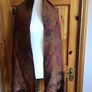 Orange Rust Tones Large Wool Blend Krish Shawl Scarf 70" x22" including postage Image 2