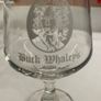 Rare Buck Whaley's Dublin Glass Goblet | Collectible Irish Bar Memorabilia Image 2