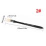 12pcs Bristles Long Rod Brushes Set Gouache Acrylic Board Painting Brush Cleaning Removal Multi-function Practical Brushes Set Image 3