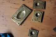 various antique brass handles
