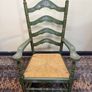 Dutch Vintage Ladderback Rocking Chair Image 4