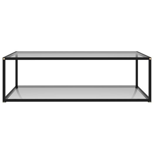 Tea Table Transparent 120x60x35 cm Tempered Glass