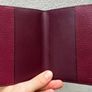 Tumi leather passport cover, burgundy Image 3