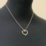Vintage Crystal Heart Pendant Image 5