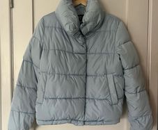 Pale Blue Padded Jacket