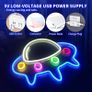 Game Neon Light,UFO Alien Spaceship LED Neon Light Signs USB Powered 40 x 32cm with Switch Acrylic Neon Wall Light Signs for Bedroom,Living Room,Teen Boys & Grils Game Room Decor (FREE POSTAGE) Image 6