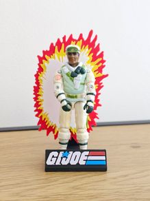Vintage G.I. Joe 1986 Iceberg Acton Figure Hasbro Collectable 1980s toys